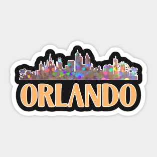 Orlando Skyline Sticker